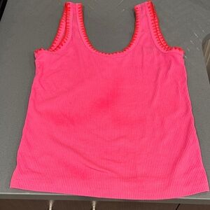 Vibrant Pink Sleeveless Top